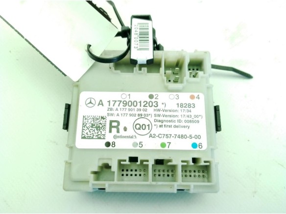A1779001203 MODULO ELECTRONICO MERCEDES BENZ CLASE A (W177)|Desguaces La Cabaña