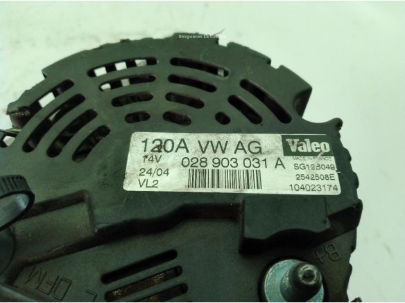 028903031A ALTERNADOR VW PASSAT Variant (3B6)|Desguaces La Cabaña