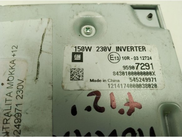 545249971 CENTRALITA MOTOR OPEL MOKKA / MOKKA X (J13)|Desguaces La Cabaña