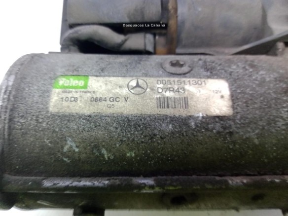 0051511301 D7R43 ARRANQUE MERCEDES BENZ VITO Furgón (638)|Desguaces La Cabaña