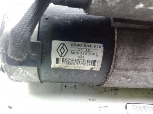M000T87881,8200584675, ARRANQUE RENAULT CLIO III (BR0/1, CR0/1)|Desguaces La Cabaña