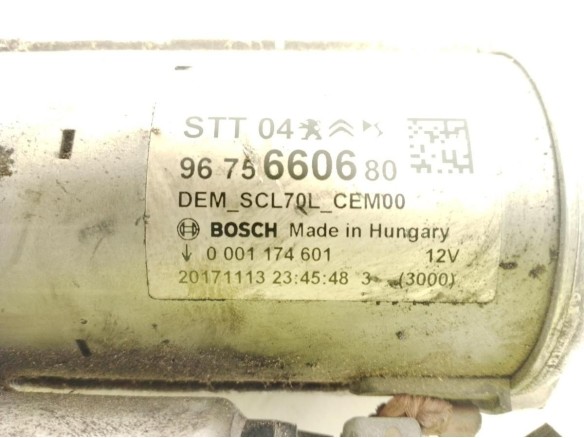 9675660680 ARRANQUE OPEL GRANDLAND X (A18)|Desguaces La Cabaña
