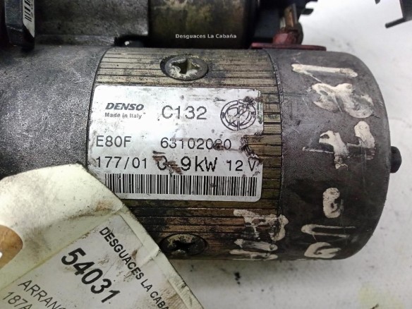 63102080 ARRANQUE FIAT SEICENTO / 600 (187_)|Desguaces La Cabaña