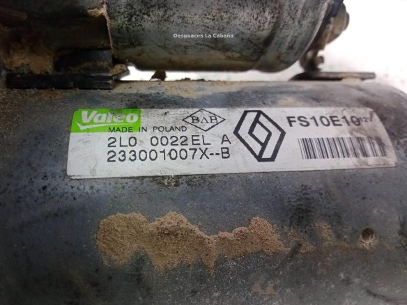 233001007XB, ARRANQUE RENAULT SCÉNIC III (JZ0/1_)|Desguaces La Cabaña