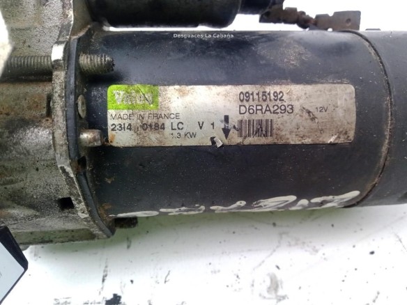 D6RA293, ARRANQUE OPEL ASTRA H (A04)|Desguaces La Cabaña