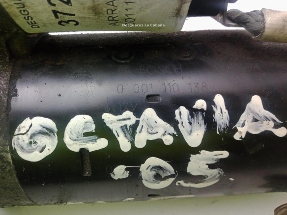 0001110138, ARRANQUE SKODA OCTAVIA I (1U2)|Desguaces La Cabaña