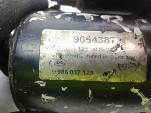 0001107401, ARRANQUE OPEL CORSA C (X01)|Desguaces La Cabaña