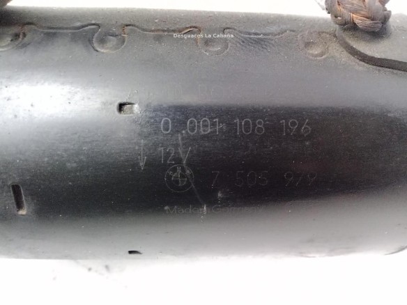 0001108196,7505979, ARRANQUE BMW 3 (E46)|Desguaces La Cabaña