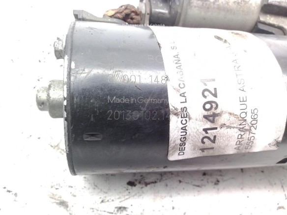 55572065, ARRANQUE OPEL ASTRA J (P10)|Desguaces La Cabaña