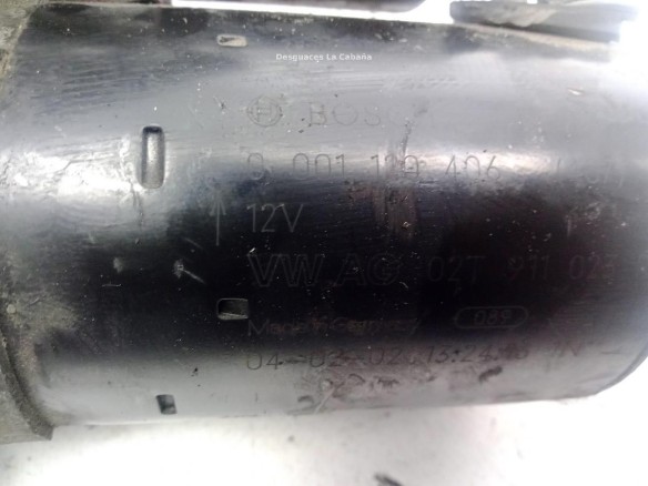 001120408,02T911023M, ARRANQUE VW GOLF V (1K1)|Desguaces La Cabaña