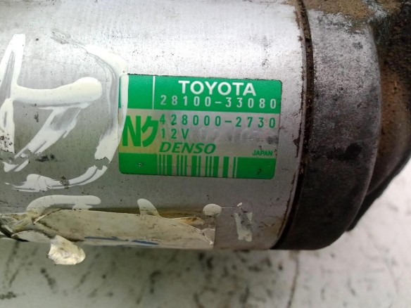 2810033080, ARRANQUE TOYOTA COROLLA (_E12_)|Desguaces La Cabaña