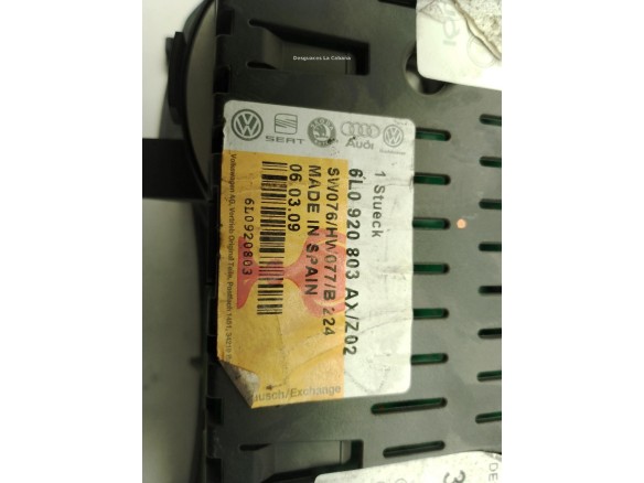 6L0920803AX, CUADRO INSTRUMENTOS SEAT IBIZA IV (6J5, 6P1)|Desguaces La Cabaña