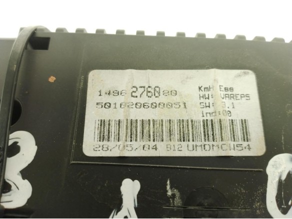1496276080,501020600051, CUADRO INSTRUMENTOS CITROEN C8 (EA_, EB_)|Desguaces La Cabaña