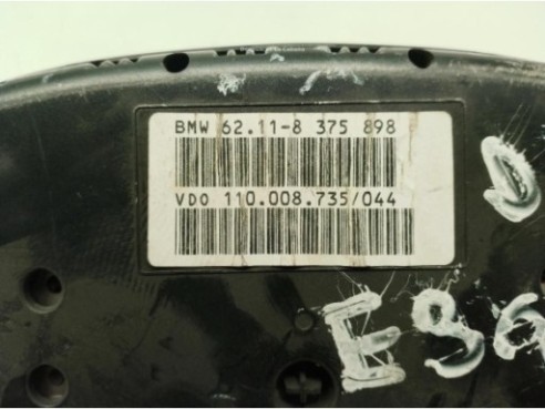 62118375898, CUADRO INSTRUMENTOS BMW 5 (E39)|Desguaces La Cabaña