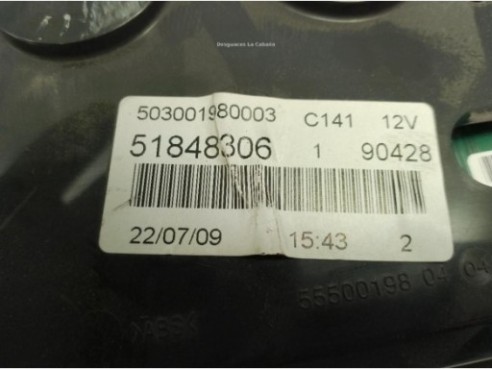 51848306,90428, CUADRO INSTRUMENTOS FIAT BRAVO II (198_)|Desguaces La Cabaña