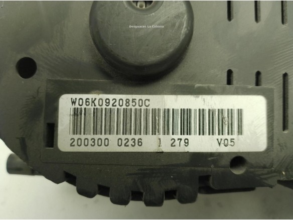 6K0920850C, CUADRO INSTRUMENTOS SEAT IBIZA II (6K1)|Desguaces La Cabaña