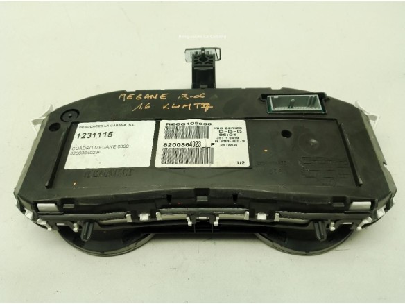 8200364023F, CUADRO INSTRUMENTOS RENAULT MEGANE II (BM0/1_, CM0/1_)|Desguaces La Cabaña