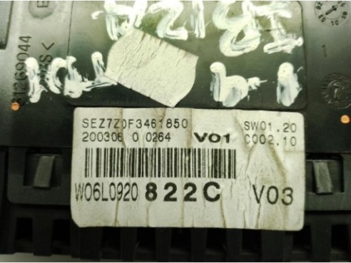 6L0920822C, CUADRO INSTRUMENTOS SEAT IBIZA III (6L1)|Desguaces La Cabaña