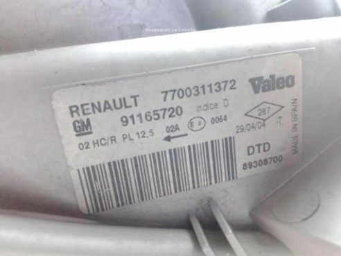 7700311372 FARO DERECHO OPEL VIVARO A Combi (X83)|Desguaces La Cabaña