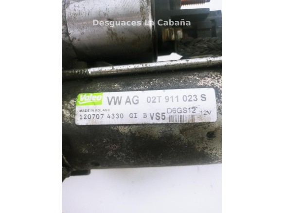 02T911023S D6GS12 ARRANQUE SKODA FABIA II (542)|Desguaces La Cabaña