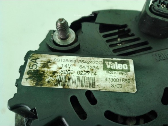 8200537415, 8200022774 ALTERNADOR RENAULT CLIO II (BB_, CB_)|Desguaces La Cabaña