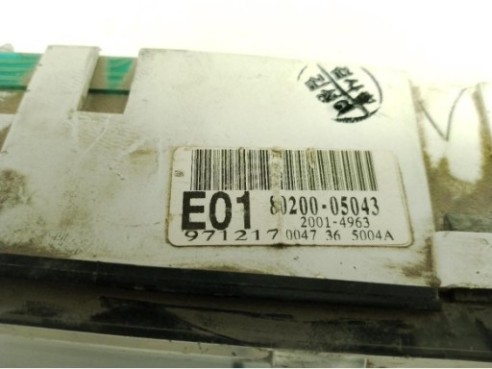 8020005043, CUADRO INSTRUMENTOS SSANGYONG MUSSO (FJ)|Desguaces La Cabaña