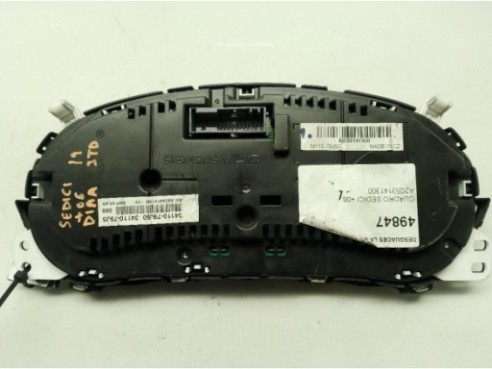 A2C53141300, CUADRO INSTRUMENTOS FIAT SEDICI (FY_)|Desguaces La Cabaña