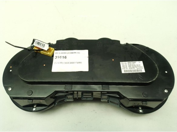 9666174980, CUADRO INSTRUMENTOS PEUGEOT 3008 Limusina (0U_)|Desguaces La Cabaña