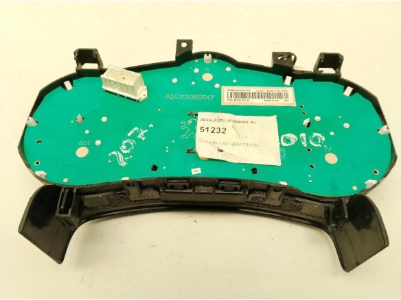 9666133180, CUADRO INSTRUMENTOS PEUGEOT 207 (WA_, WC_)|Desguaces La Cabaña