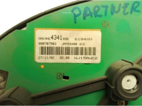 9659364180, CUADRO INSTRUMENTOS PEUGEOT PARTNER ORIGIN Furgón (5)|Desguaces La Cabaña