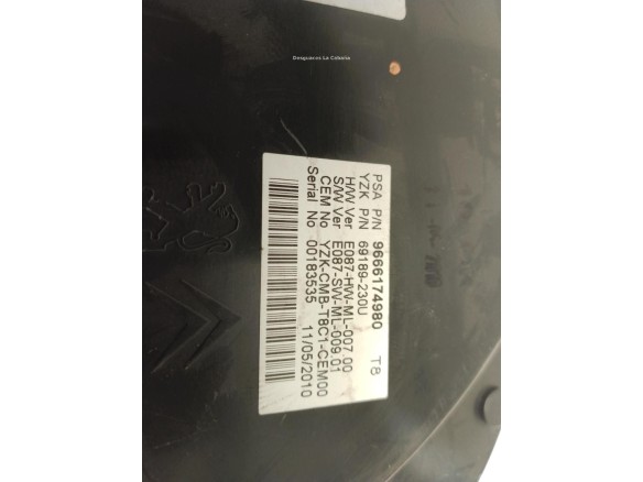 9666174980, CUADRO INSTRUMENTOS PEUGEOT 3008 Limusina (0U_)|Desguaces La Cabaña
