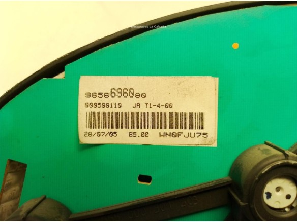 9656696080, CUADRO INSTRUMENTOS PEUGEOT PARTNER ORIGIN Furgón (5)|Desguaces La Cabaña