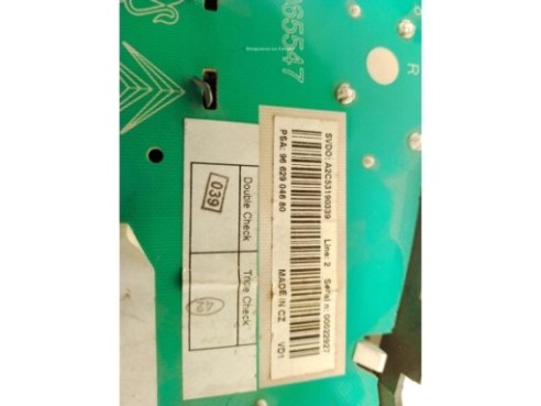 9662904680,A2C53190339, CUADRO INSTRUMENTOS PEUGEOT 207 (WA_, WC_)|Desguaces La Cabaña