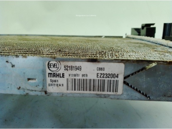 1613996180 RADIADOR AGUA CITROEN JUMPER Furgón|Desguaces La Cabaña