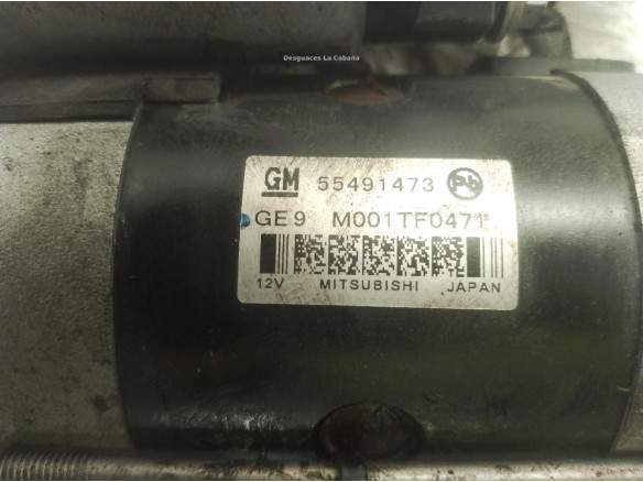 M001TF0471 ARRANQUE OPEL ASTRA K (B16)|Desguaces La Cabaña