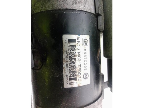 M001TF0072,55570068, ARRANQUE OPEL ASTRA J (P10)|Desguaces La Cabaña