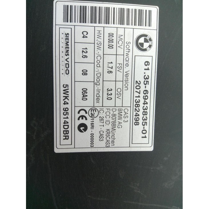 6135694383501 MODULO ELECTRONICO 2 BMW 5 (E60) |Desguaces La Cabaña