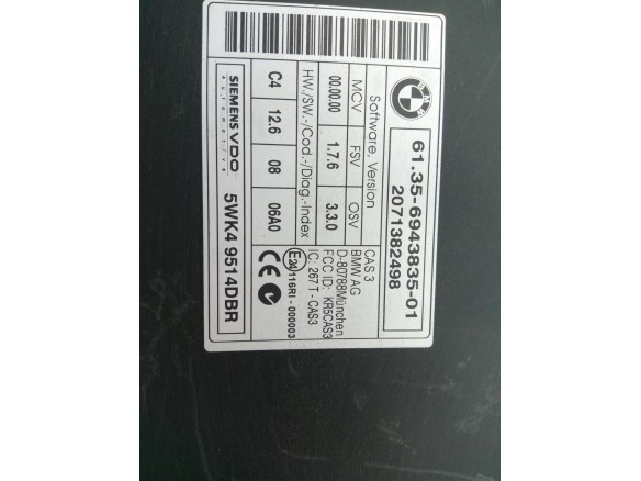 6135694383501 MODULO ELECTRONICO 2 BMW 5 (E60) |Desguaces La Cabaña