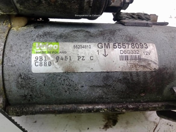 55578093 ARRANQUE OPEL CORSA D (S07)|Desguaces La Cabaña