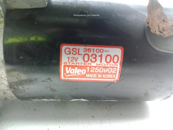 3610003100,1250902, ARRANQUE HYUNDAI i20 (PB, PBT)|Desguaces La Cabaña
