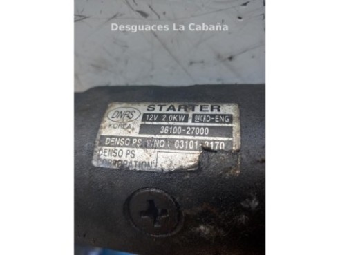 3610027000 ARRANQUE HYUNDAI SANTA FÉ I (SM)|Desguaces La Cabaña