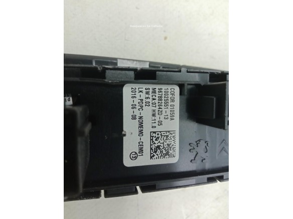 98421760ZD MANDO ELEVALUNAS PUERTA LAT DEL IZQ PEUGEOT 308 II|Desguaces La Cabaña