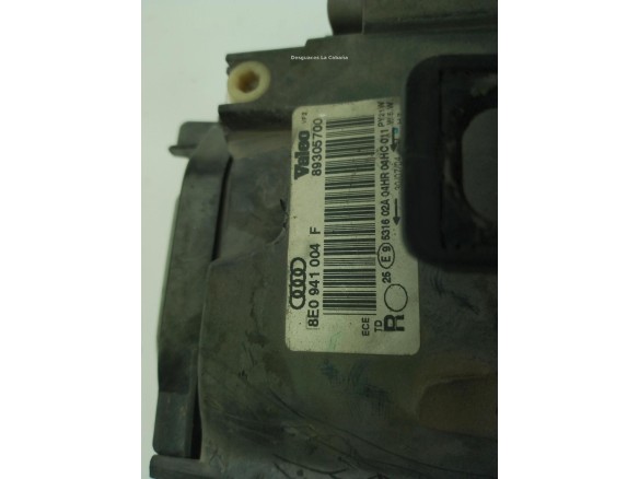 8E0941030C, 8E0941004F FARO DERECHO AUDI A4 Avant (8E5, B6)|Desguaces La Cabaña
