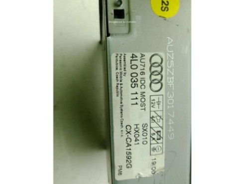 4L0035111 CARGADOR CD AUDI Q7 Van (4LB)|Desguaces La Cabaña