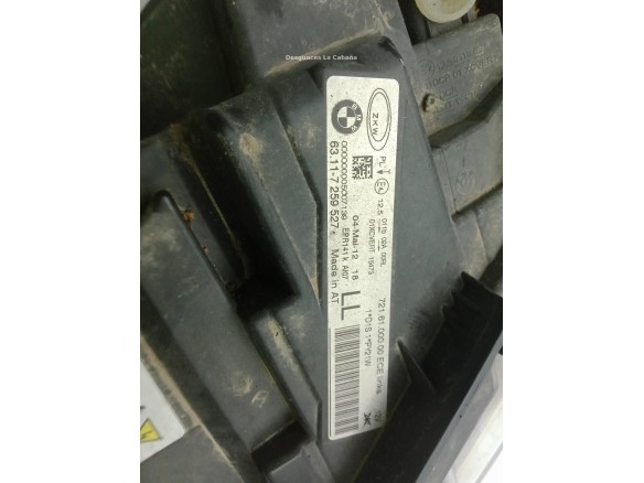 63117338701 FARO IZQUIERDO BMW 3 (F30, F80)|Desguaces La Cabaña