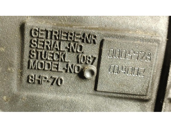 24007642489 CAJA CAMBIOS BMW 6 Gran Coupe (F06)|Desguaces La Cabaña