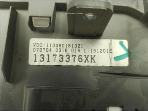 13173376XK, CUADRO INSTRUMENTOS OPEL MERIVA A Limusina (X03)|Desguaces La Cabaña