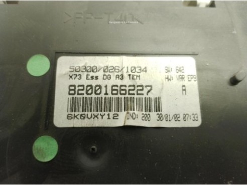 8200166227, CUADRO INSTRUMENTOS RENAULT VEL SATIS (BJ0_)|Desguaces La Cabaña