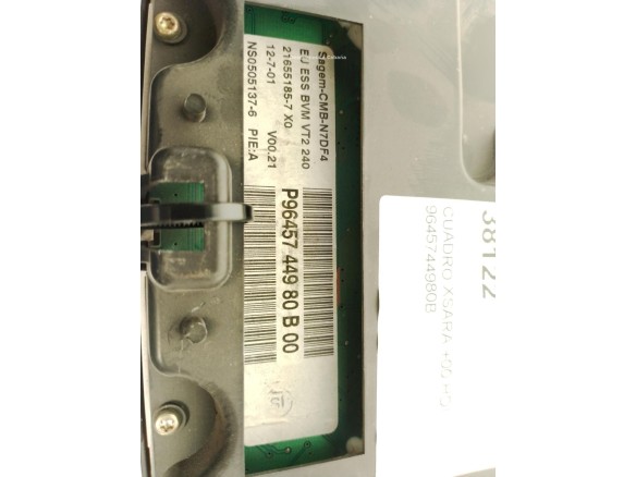 9645744980B, CUADRO INSTRUMENTOS CITROEN XSARA (N1)|Desguaces La Cabaña