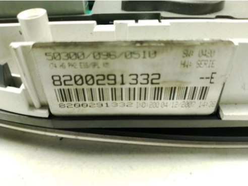 8200291332E, CUADRO INSTRUMENTOS RENAULT LAGUNA II (BG0/1_)|Desguaces La Cabaña